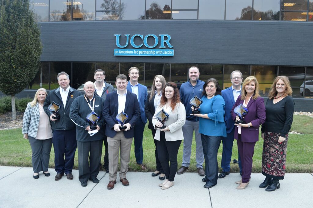 SlateSafety winning the 2021 Small Business of the Year award from DOE Contractor UCOR